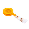 SICURIX Standard ID Badge Reel Round Belt Clip Strap Orange (68855)