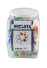 SICURIX ID Badge Reels Translucent Round Belt Clip Strap Hexagonal Tub Display of 48 ASSORTED Colors (68859)