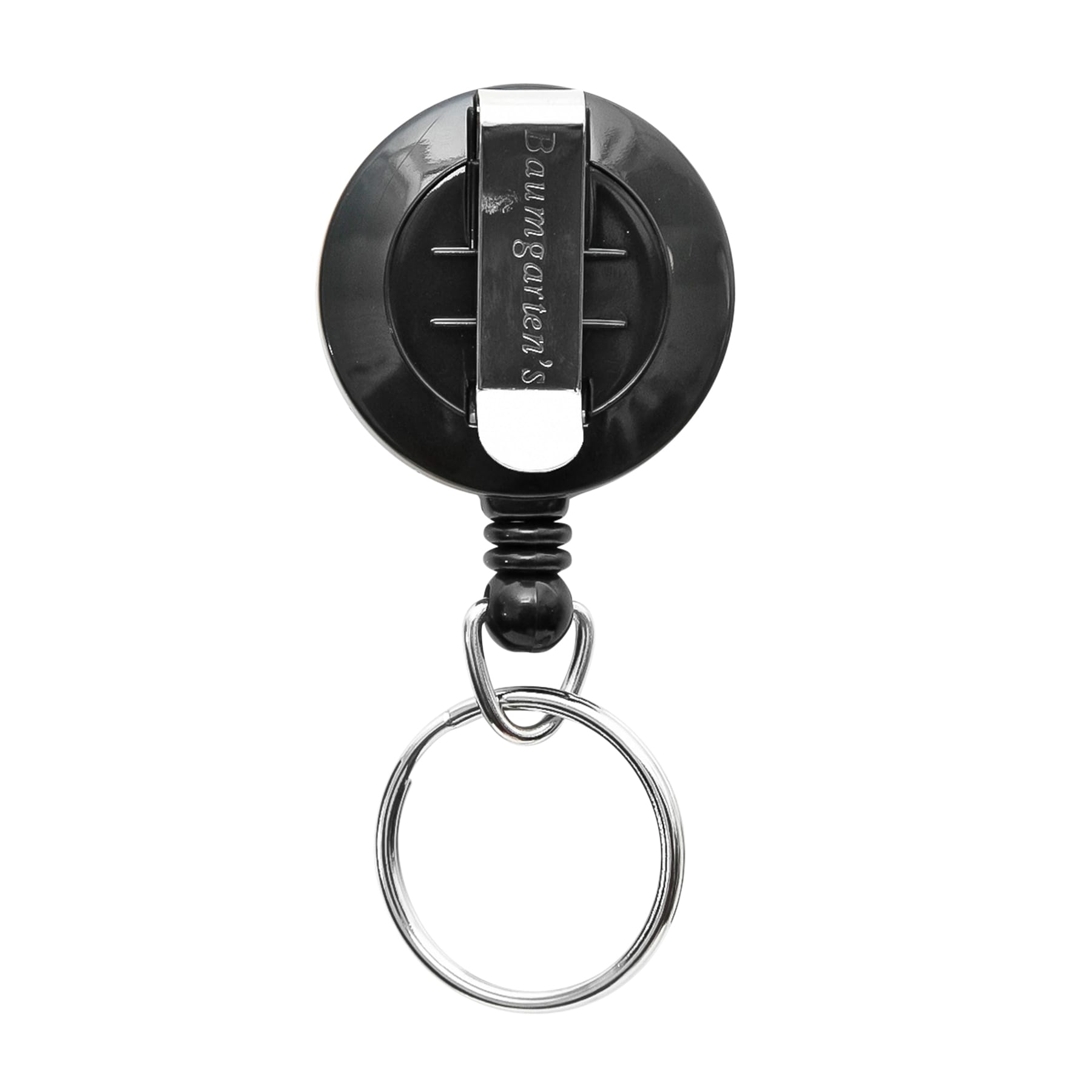 SICURIX Standard ID Badge Reel Round Belt Clip Strap BLACK (68874) –  Baumgartens 