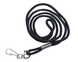 SICURIX Standard Lanyards Hook Rope Style 12 Pack BLACK (68939)