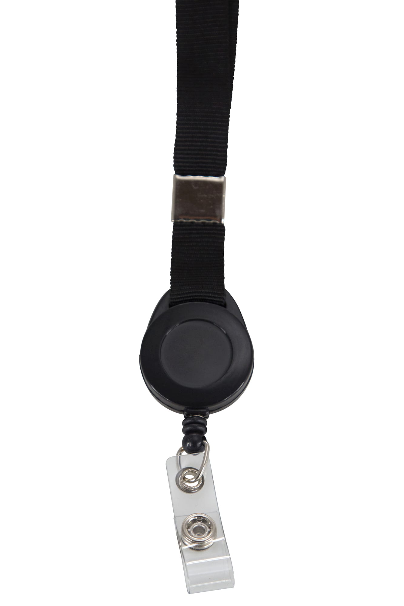 SICURIX Badge Reel Lanyards Badge Reel Flat Style 12 Pack BLACK (68979 –  Baumgartens 