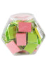 Baumgartens Adhesive Mini Notepads Hexagonal Tub Display of 48 ASSORTED Colors (77109)