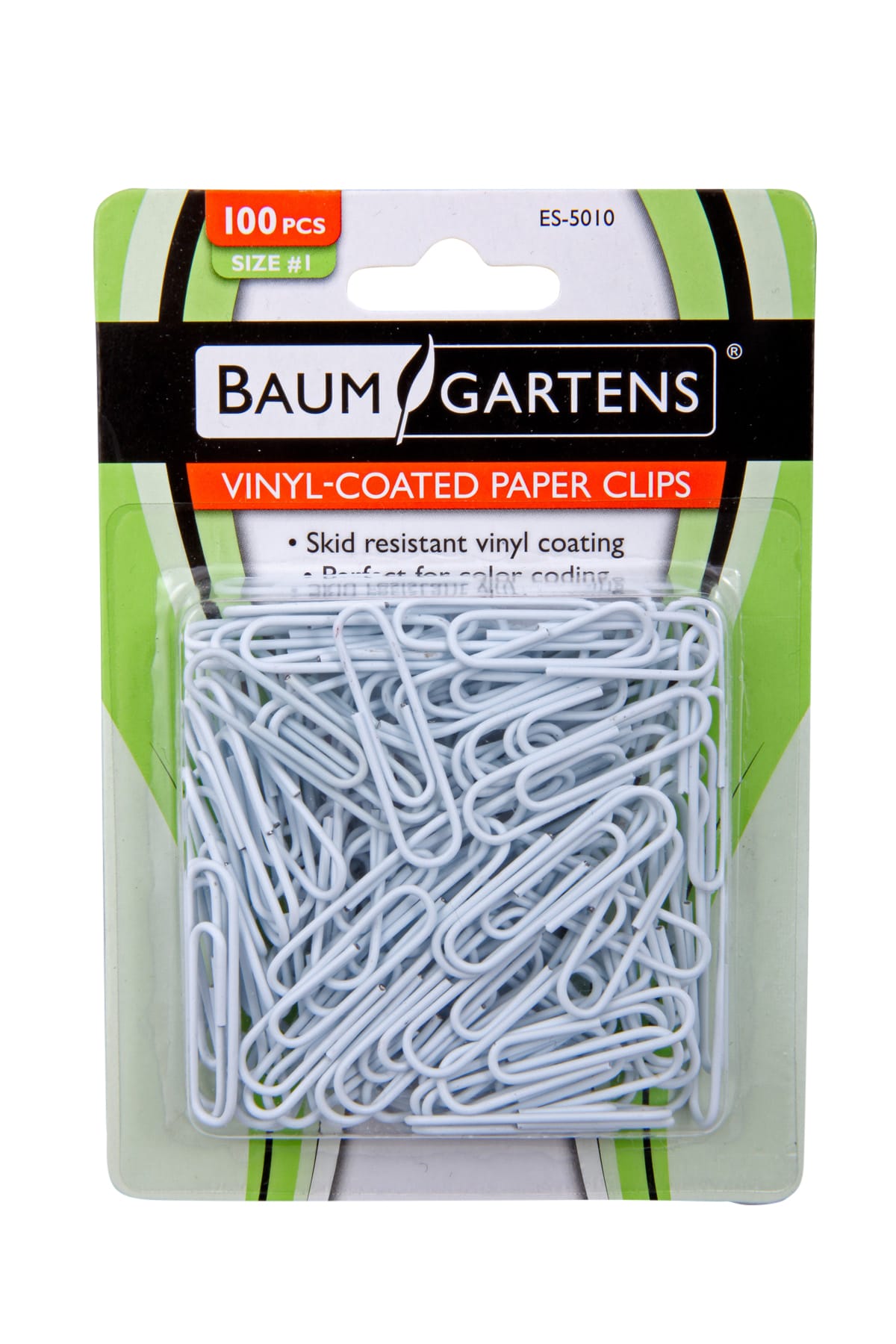 Baumgartens Plastic Paper Clips, Small, 1000/Box, Assorted (BAULP0200)