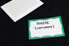 SICURIX GREEN Border Adhesive Badges 2 Per Sheet 100 Pack WHITE (67646)