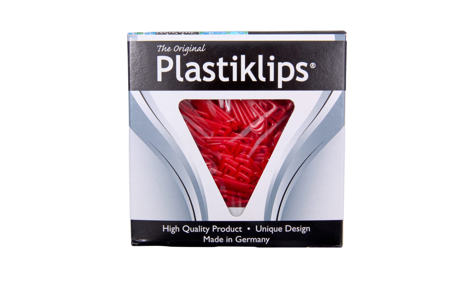 Plastiklips Paper Clips Medium Size 500 Pack RED (LP-0320)
